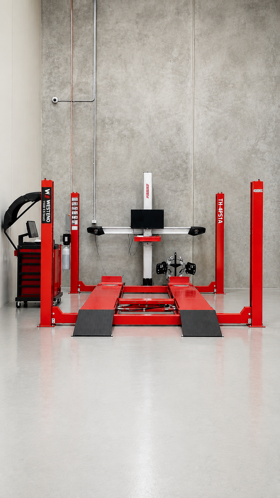 Wheel alignment service at Westend Tyres and Auto